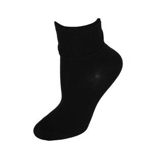 Jefferies Socks Women's Organic Cotton Turn Cuff Socks